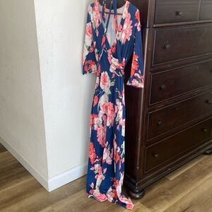 70s inspired colorful, comfy dress!